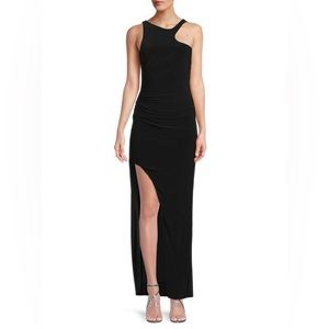 BCBGMAXAZRIA
Ruched Asymmetric Column Gown